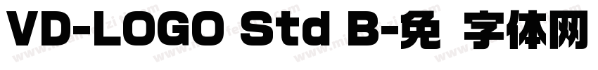 VD-LOGO Std B字体转换